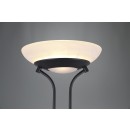 Trio R40073532 LED állólámpa 1x27W + 1x4,5W Orson | 3150lm | 3000K | IP20 - szabályozható memória funkció, különálló kapcsoló, fekete alabástrommal