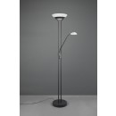 Trio R40073532 LED állólámpa 1x27W + 1x4,5W Orson | 3150lm | 3000K | IP20 - szabályozható memória funkció, különálló kapcsoló, fekete alabástrommal