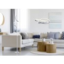 Trio R42051107 LED állólámpa Course 1x11W | 950lm | 3000K - memóriafunkció, szabályozható, matt nikkel