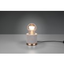 Trio R50691011 asztali lámpa Judy 1x40W | E27 - kábelkapcsoló, fehér