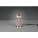 Trio R50691011 asztali lámpa Judy 1x40W | E27 - kábelkapcsoló, fehér