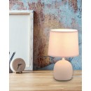 Trio R50802644 asztali lámpa Malu 1x40W | E14 - kábelkapcsoló, bézs