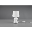 Trio R50851001 asztali lámpa 1x40W | E14 - billenőkapcsoló, fehér