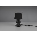 Trio R50851002 asztali lámpa 1x40W | E14 - billenőkapcsoló, fekete