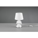 Trio R50861001 asztali lámpa Nilson 1x40W | E14 - billenőkapcsoló, fehér