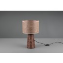 Trio R50972026 asztali lámpa Straw 1x40W+10W | E27 - billenőkapcsoló, barna