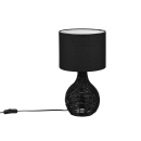 Trio R51291002 asztali lámpa Sprout 1x25W | E27 - billenőkapcsoló, fekete