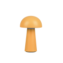 Trio R52176183 LED kültéri asztali lámpa Lennon 1x2W | 180lm | 3000K | IP44 - 4 fázisú érintős kapcsoló, akkumulátor, USB, narancs