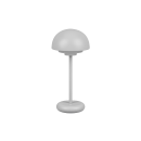 Trio R52306177 LED kültéri asztali lámpa Elliot 1x2W | 180lm | 3000K | IP44 - érintőkapcsoló, akkumulátor, szürke