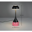 Trio R53851102 LED asztali lámpa TEMBO | 5W integrált LED forrás | 420lm | 3000+4200+6500K | kapcsolóval | rgb - színes