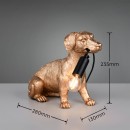 Trio R56601079 asztali lámpa RUDI | 10W E14 | kapcsolóval