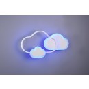 Trio R62263131 LED mennyezeti vagy fali lámpa Cloudy 1x29W | 3600lm | 3000K | RGB - távirányító, szabályozható, fehér