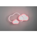 Trio R62263131 LED mennyezeti vagy fali lámpa Cloudy 1x29W | 3600lm | 3000K | RGB - távirányító, szabályozható, fehér