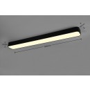 Trio R62451932 LED mennyezetre szerelhető lámpa Asterion 1x37W | 3800lm | 2700K-6500K - távirányító, szabályozható, éjszakai üzemmód, fekete