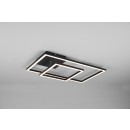 Trio R62642132 LED mennyezetre szerelhető csillár lámpa Padella 1x25W | 3000lm | 3000K - állítható, 3 fázisú fényerő-szabályozás, fekete