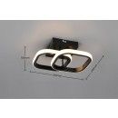 Trio R63531932 LED mennyezetre szerelhető lámpa KASIA | 7W integrált LED forrás | 800lm | 3000K