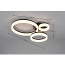 Trio R63601332 LED mennyezetre szerelhető lámpa SCOPE | 32W integrált LED forrás | 4000lm | 3000K