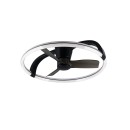 Trio R64262132 LED ventilátor világítással STOCKHOLM | 37W integrált LED forrás | 4300lm | 2700-6500K | kapcsolóval | rgb - színes | fényerőszabályzó | távirányítás | ventilátor