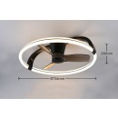 Trio R64262132 LED ventilátor világítással STOCKHOLM | 37W integrált LED forrás | 4300lm | 2700-6500K | kapcsolóval | rgb - színes | fényerőszabályzó | távirányítás | ventilátor