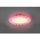 Trio R65071201 LED mennyezeti lámpa Sunflower 1x13W+1,5W | 1400lm | 2700-5500K | RGB - szabályozható, memóriafunkció, távirányító, éjszakai üzemmód, fehér