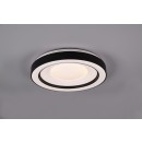 Trio R65091032 LED mennyezeti lámpa Arco 1x22W | 2500lm | 2700K-6000K | RGB - szabályozható, memóriafunkció, távirányító, éjszakai üzemmód, csillag effektus, fekete