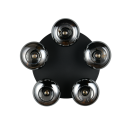 Trio TR66645054 mennyezetre szerelhető lámpa DIVINA  | 10W E14 | füstös