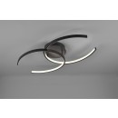 Trio R67011142 LED mennyezeti csillár Cocos 2x10W | 2600lm | 3000K - fekete, SwitchDimmer
