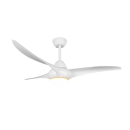 Trio R67142131 LED mennyezeti ventilátor világítással Alesund 1x20W | 2000lm | 2700K+4000K+6000K - távirányító, állítható színhőmérséklet, időzítő, 3 sebesség, fehér