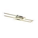 Trio R67183108 LED mennyezetre szerelhető lámpa Twister 1x30W | 4500lm | 2700-6000K - távirányító, állítható, szabályozható, sárgaréz