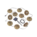 Trio TR74761932 kültéri fényfüzér MOOD  | 1W | 10x30lm | 2700K | kapcsolóval | rgb - színes | fekete