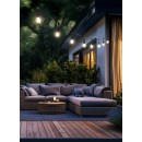 Trio TR74771132 LED kültéri fényfüzér CHAIN  | 1W E27 | 10x80lm | 3000K