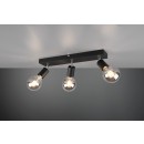 Trio R80183032 mennyezetre szerelhető spotlámpa Vannes 2x40W | E27 - matt fekete