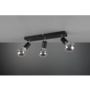 Trio R80183032 mennyezetre szerelhető spotlámpa Vannes 2x40W | E27 - matt fekete