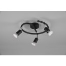 Trio R80913932 mennyezetre szerelhető lámpa Paris 3x35W | GU10 - fekete