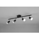 Trio R80914032 mennyezetre szerelhető lámpa Paris 4x35W | GU10 - fekete