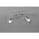Trio TR86262007 mennyezeti spotlámpa NANCY  | 35W GU10 | távirányít??s | fém