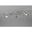 Trio TR86263007 mennyezeti spotlámpa NANCY  | 35W GU10 | fém