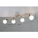 Trio TR86374043 mennyezeti spotlámpa BOBA  | 10W E14 | fehér