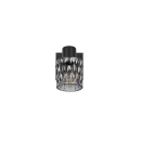 Trio TR86421732 fali spotlámpa JACK  | 10W E27 | kapcsolóval | fekete | füstös
