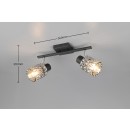 Trio TR86422032 mennyezeti spotlámpa JACK  | 10W E27 | fekete | füstös