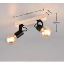 Trio R86662032 mennyezeti spotlámpa LYNAR | 10W E27