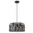RABALUX 2158 Alessandra függőlámpa fekete E27 3x60W