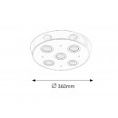 RABALUX 2256 Naomi, mennyezeti lámpa. LED GU10 5x5W bronz
