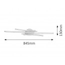 Rabalux 2481 Meredith LED mennyezeti lámpa 19,2W = 1550lm 4000K