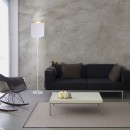 RABALUX 2529 Monica textil állólámpa E27 60W fehér/króm