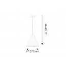 RABALUX 2579 Derek függőlámpa E27 1x60W szürke