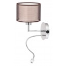 Rabalux 2629 ANASTASIA fali lámpa 1xE27 + LED 1W = 85lm 4000K barna