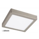 Rabalux 2668 LED süllyeszthető és mennyezetre szerelhető lámpa Lois 1x18W | 1400lm | 3000K - szatén króm