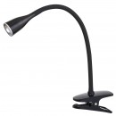 RABALUX 4197 Jeff csíptetős lámpa beépített LED 4,5W fekete 3000K