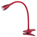 RABALUX 4198 Jeff csíptetős lámpa beépített LED 4,5W bordó 3000K